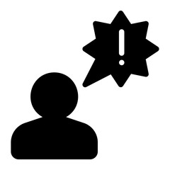Shout glyph icon
