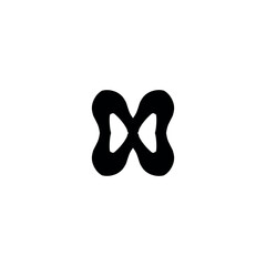 Butterfly icon. Simple style cosmetic product big sale poster background symbol. Butterfly brand logo design element. Butterfly t-shirt printing. vector for sticker.