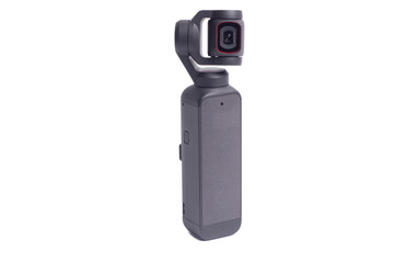 Action Camera isolated on white background.
