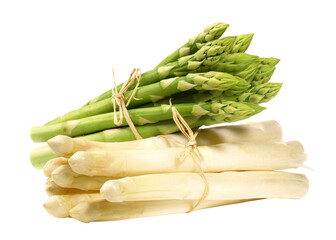 Green and white Asparagus Bundle - Transparent PNG