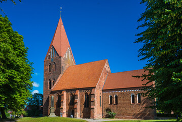 Kirche in Klütz an der Ostsee - obrazy, fototapety, plakaty