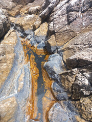 waterfall in the mountains