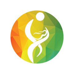 Mother holding newborn baby in arms. Woman breastfeeding child.