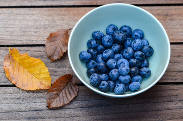 Photo of blueberries in a bowl