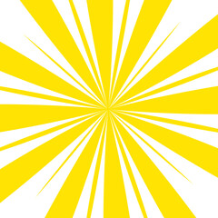 White and yellow sunburst pattern background. Retro ray pattern background. Royalty high-quality free stock photo image of overlays sunbeams grunge Abstract backgrounds. Retro stripe pattern sunbrush