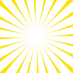 Fototapeta premium White and yellow sunburst pattern background. Retro ray pattern background. Royalty high-quality free stock photo image of overlays sunbeams grunge Abstract backgrounds. Retro stripe pattern sunbrush
