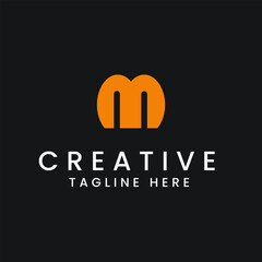 modern creative elegant Letter M logo design vector ilustration