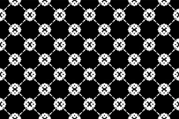Fototapeta premium Abstract seamless patterns,batik patterns,seamless batik patterns, seamless wallpaper are designed for use in textile, wallpaper, fabric, curtain, carpet, clothing, Batik, background, and Embroidery 