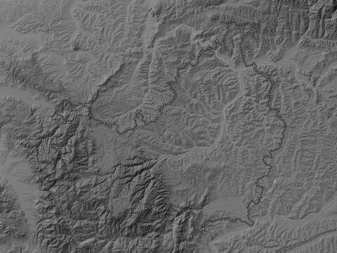 Cluj, Romania. Grayscale. No legend