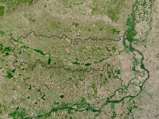 Ialomita, Romania. Low-res satellite. No legend
