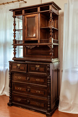 antique mahogany chest of drawers vintage furniture antiques © PORTFOLIO studio