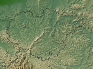 Salaj, Romania. Physical. No legend