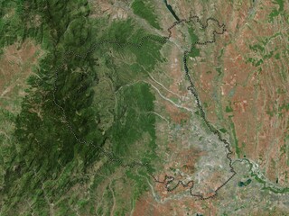 Vrancea, Romania. High-res satellite. No legend
