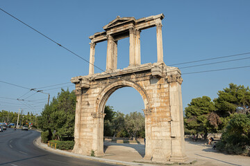 Hadrianstor beim Olympieion, Athen, Griechenland