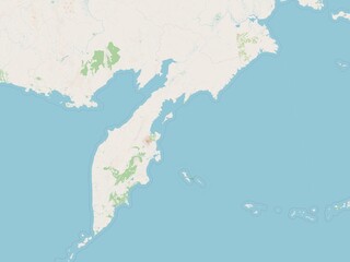 Kamchatka, Russia. OSM. No legend