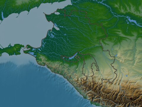 Krasnodar, Russia. Physical. No legend