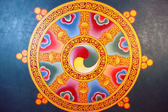 dharma wheel mandala #mandala #zen #dharmawheel #tattoo #inked #mandal... |  TikTok