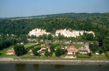 Obraz premium La Seine, Villequier, Seine Maritime , Normandie, 76, France