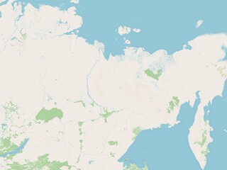 Sakha, Russia. OSM. No legend