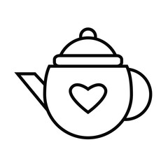 drink valentine celebration design vector icon