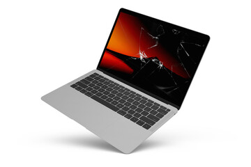 Broken Screen Laptop - Smashed Screen Laptop - LCD Broken Laptop