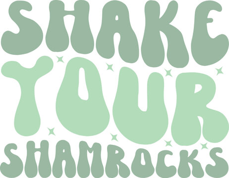 shake your shamrocks Retro SVG