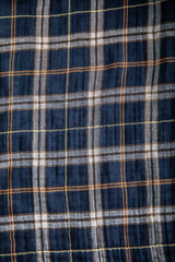 blue plaid fabric texture