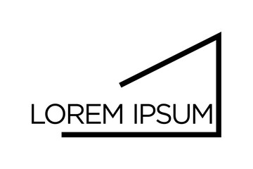 Real Estate logo, Builder logo, Roof Construction logo design template vector illustration