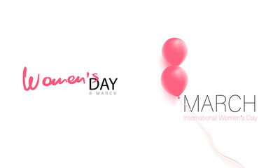 March 8. Women's day. Vector	