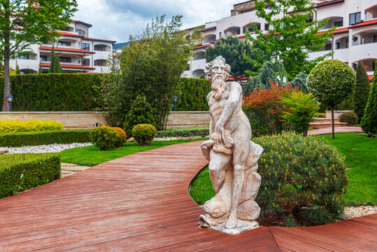Sveti Vlas, Bulgary - May 1, 2016: View of the resort Casa Real in Sveti Vlas, Bulgaria.