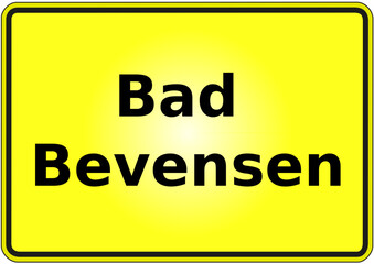 Stadteingangsschild Deutschland Stadt Bad Bevensen
