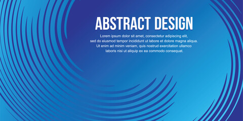 Abstract background twirl concept with blue color design