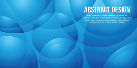 Abstract background design with blue color concept