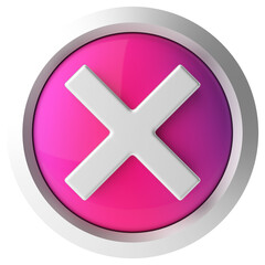 Obraz premium 3D cross sign. 3D illustration.