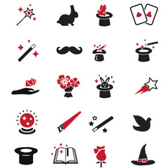 Fototapeta premium magic icons set