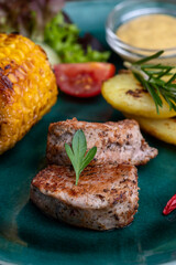 grilled pork fillet