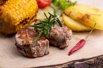 grilled pork fillet