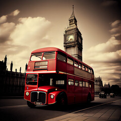 Plakat england bus