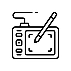 drawing tablet icon for your website, mobile, presentation, and logo design.