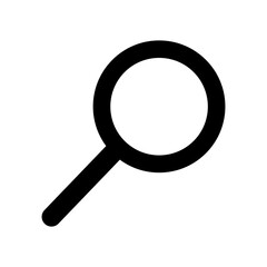 icon of magnifying glass, Search icon vector