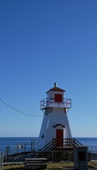 lighthouse on the ocean