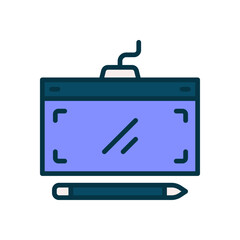 drawing pen icon for your website, mobile, presentation, and logo design.
