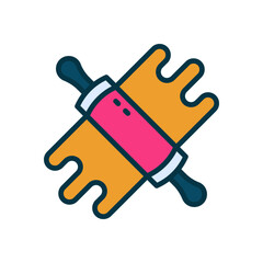 rolling pin icon for your website, mobile, presentation, and logo design.