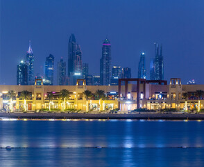 Fototapeta na wymiar Dubai skyscrapers United Arab Emirates