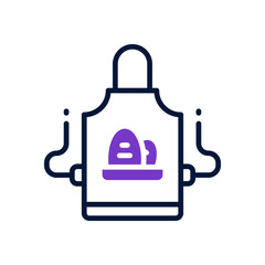 apron icon for your website, mobile, presentation, and logo design.