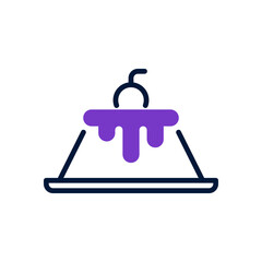 pudding icon for your website, mobile, presentation, and logo design.