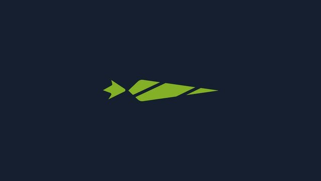 Yellow Marijuana joint, spliff icon isolated on blue background. Cigarette with drug, marijuana cigarette rolled. 4K Video motion graphic animation