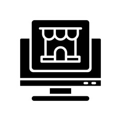 online store icon for your website, mobile, presentation, and logo design.