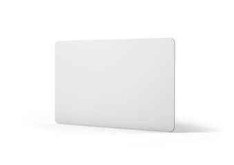 credit card isolated from white background