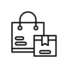 shopping bag icon for your website, mobile, presentation, and logo design.